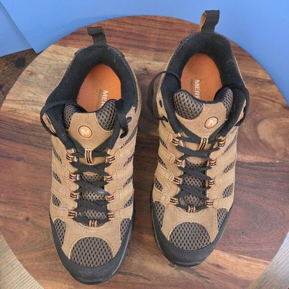 Merrell Moab 2 Ventilator Low Hiking Shoe Earth Brown Trail Boot Men's 9 J87729 - Picture 5 of 10